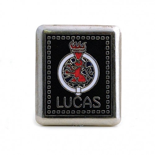 Lucas Type Badge for P100 Headlamps - Chrome image #1