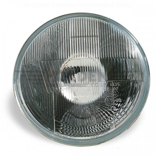 Wipac 7 inch Halogen Headlight  - No Sidelight - Plastic Reflector LHD image #1