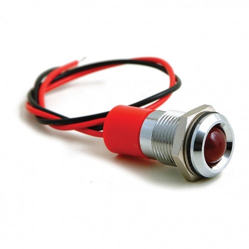 16mm - LED Warning Lamp Red image #1