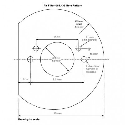                                             Air Filter for SU 2 in H8/HD8
                                           