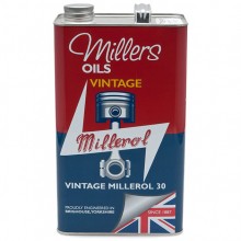 Millers Engine Oil - Vintage Millerol 30 - 5 litres