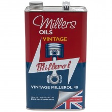 Millers Engine Oil - Vintage Millerol 40 - 5 litres