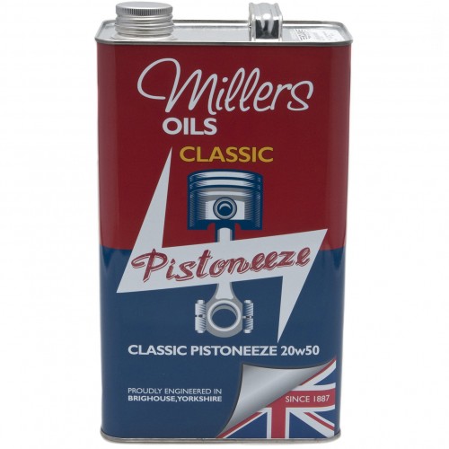 Millers Engine Oil - Classic Pistoneeze 20w50 - 5 litres image #1