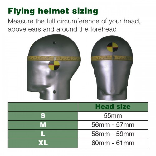 Spitfire Leather Flying Helmet, Xtra Large (Black) image #2