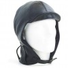Hurricane Long Neck Leather Flying Helmet, Xtra Large (Black) image #2