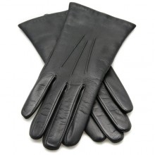 Dents Ladies Leather Gloves, Large - Black