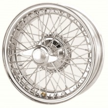 Chrome Wire Wheels Aston Martin DB2/4 Triple Laced