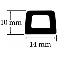 Adhesive Sponge Seal. Sold per Metre