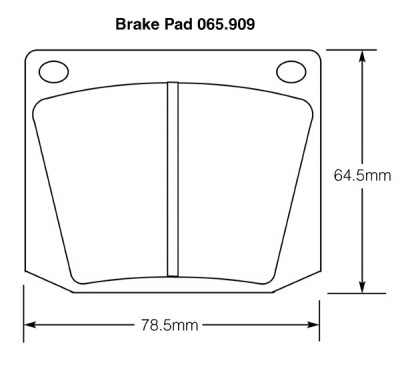                                             Triumph, Lotus, Rover, Sunbeam, Morgan etc. Brake Pads
                                           