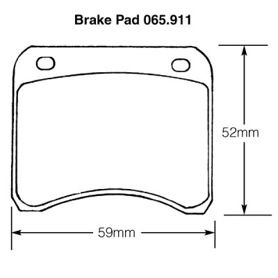                                             Mini Cooper 1961 to 1969 Brake Pads
                                           