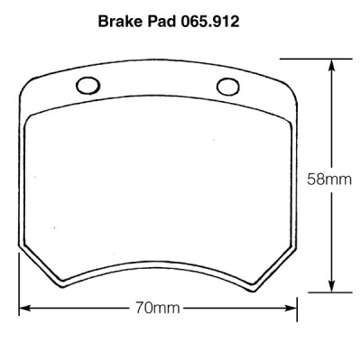                                             Mini Cooper S and Mini 1275GT Brake Pads
                                           