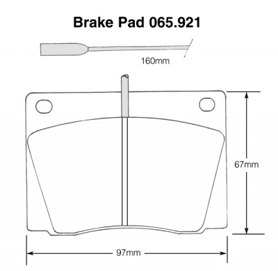                                             Jensen Interceptor Mk III 1972-76 Brake Pads (Mintex)
                                           