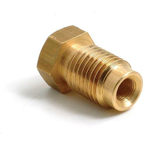 Brake Pipe Union. Brass 7/16 in UNF Pipe Nut (Male) for 3/16 in Pipe. image #1