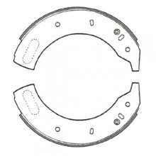 Land Rover 109 Front Brake Shoes 11 in diameter