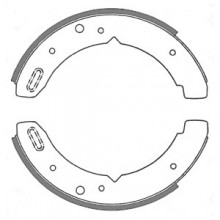 Land Rover (Hand) Brake Shoes 9 in dia - 1963-86