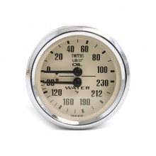Smiths Classic Oil Pressure / Water Temperature (Deg F) - Ma