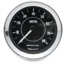 Smiths Classic Tachometer - 52mm dia. Black