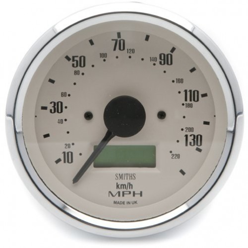 Smiths Classic 80mm Speedometer 0-140mph - Electronic - Magnolia image #1