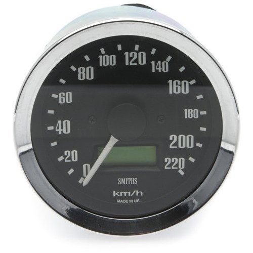 Smiths Classic 80mm Speedometer - 0-220kph - Electronic image #1