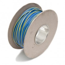 Wire 17 amps: 28/0.30mm Blue/Yellow (per metre)