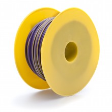Wire 17 amps: 28/0.30mm Purple/Yellow (per metre)