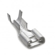 6.4mm Straight Lucar Connector for 28/0.30 wire - Supplied in Packs of 100