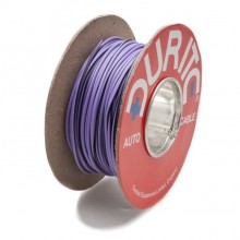 Wire 14/0.30mm, 8 amp, Purple/Black. Sold per Metre