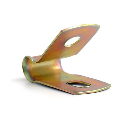 Brass Cable Clip 5.00mm (3.2mm Fixing Hole). Supplied as a Pack of 25 image #1