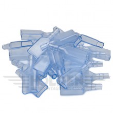 Clear Cover for 9.5mm Lucas Straight Connectors. Supplied as a Pack of 50