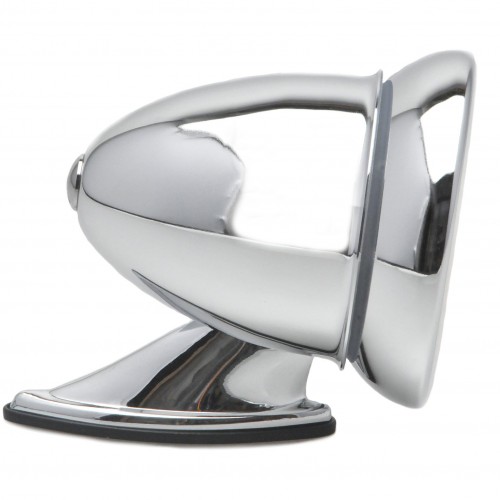 Chrome Racing Mirror - Flat Glass image #1