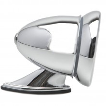 Chrome Racing Mirror - Flat Glass