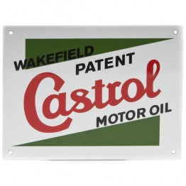 Castrol Enamel Sign (Rectangle)