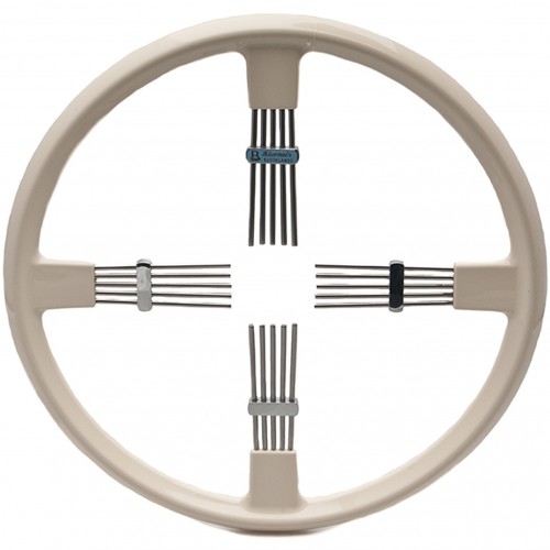 Bluemels Steering Wheel - 14 inch diameter - Cream image #1