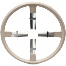 Bluemels Steering Wheel - 14 inch diameter - Cream
