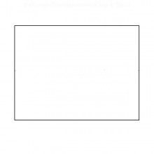 White Roundel 332mm X 610mm - Rectangular