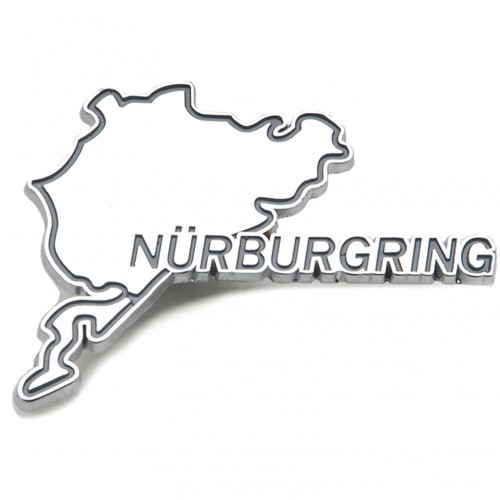 Nurburgring Chromed Adhesive Badge image #1