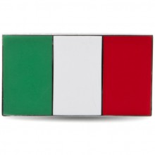 Italy Flag Enamelled Adhesive Badge