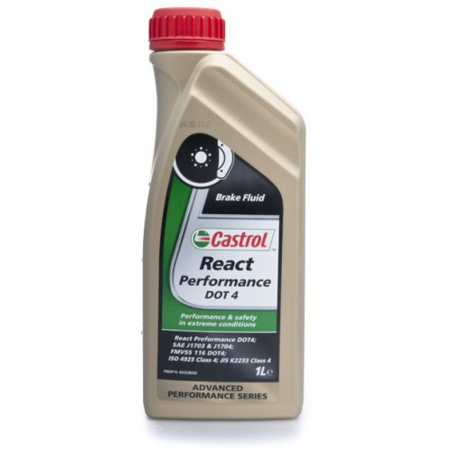 Castrol React Performance Dot 4 Brake Fluid image #1