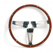 AC Cobra Orignal Type 15in Wood Rim Steering Wheel
