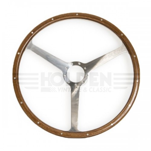 Aston Martin DB2/3/4 16in Steering Wheel - Polished Spokes image #1