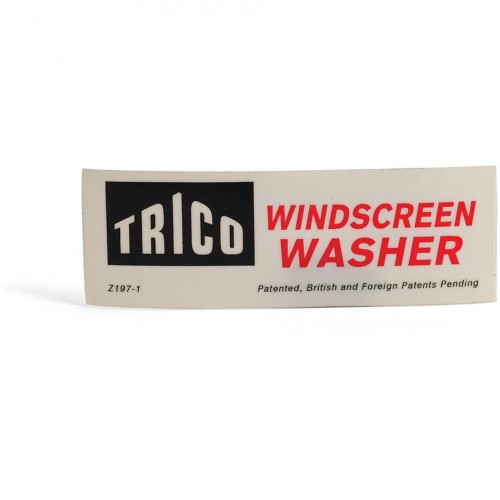 Trico Windscreen Washer Decal image #1