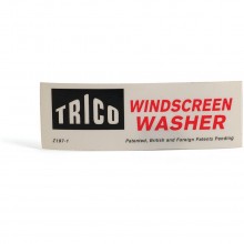 Trico Windscreen Washer Decal