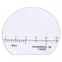 Baseplate 1:25000 Scale (Km) for Don Barrow Potti