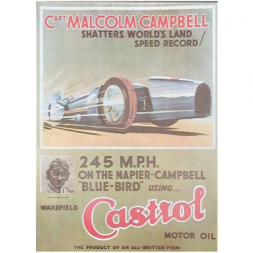 1931 Castrol Poster 245 mph image #1