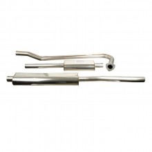Complete Stainless Steel Exhaust System - TR2 - TR4