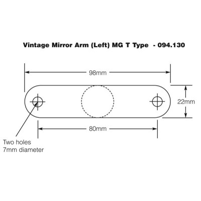                                             Mirror Arm for Lucas 160 Type Mirror - LH
                                           