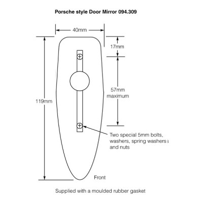                                             Morgan Mirror Mount for 094.315 & 094.316
                                           