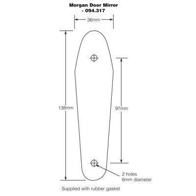                                             Morgan Door Mirror Base
                                           