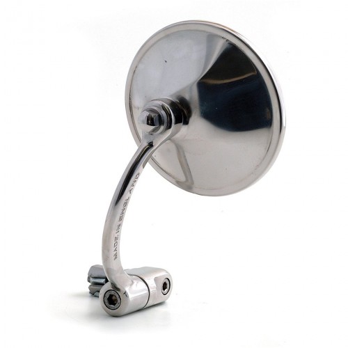 Handlebar End Mirror - Circular image #1