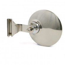 Overtaker Mirror - Glass Channel Mounted - Round - Convex